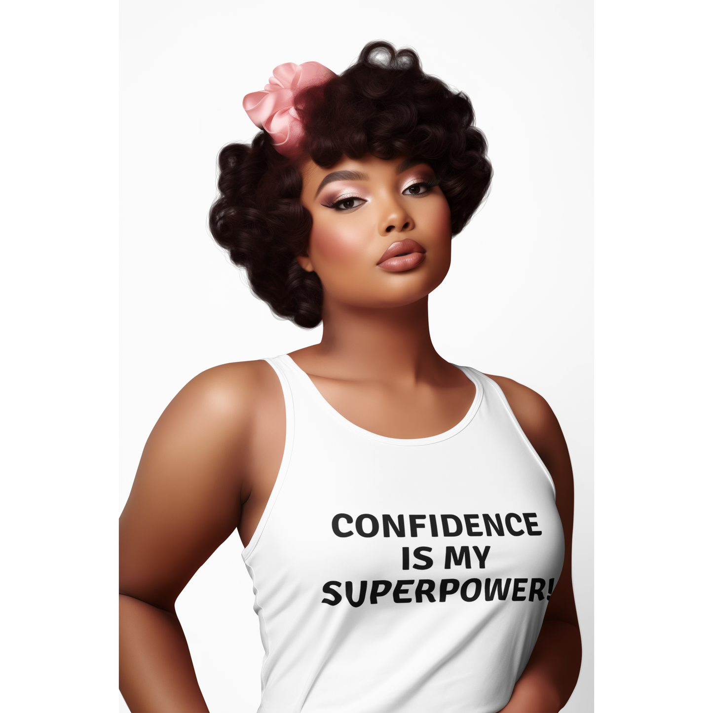 Confidence is My Superpower™ Razorback Tank