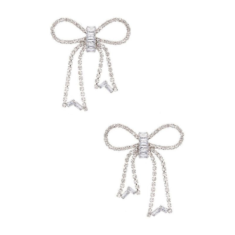 Luxe Radiance Bow Earrings