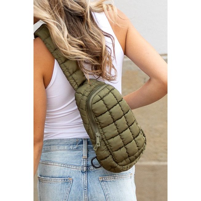 Skyler Quilted Puffer Sling