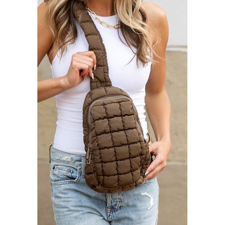 Skyler Quilted Puffer Sling