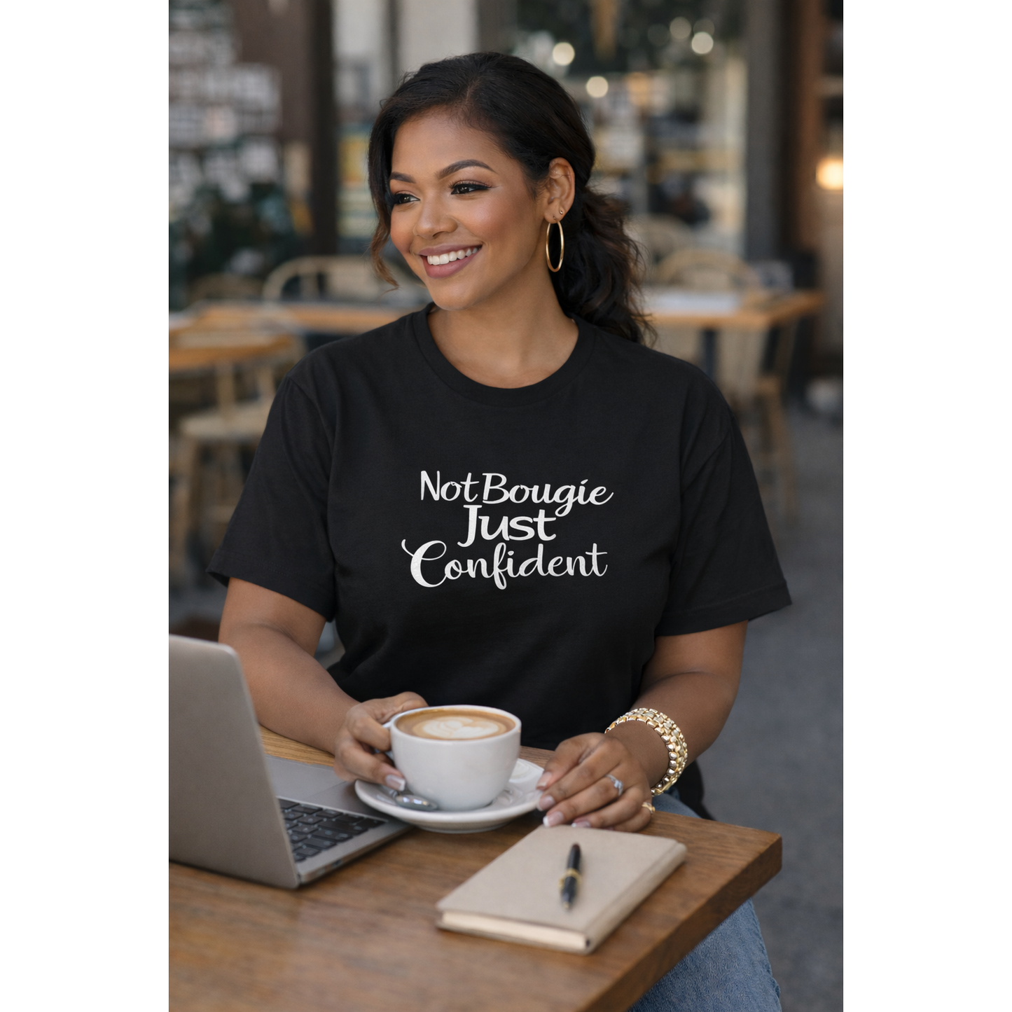 Not Bougie Just Confident Tee