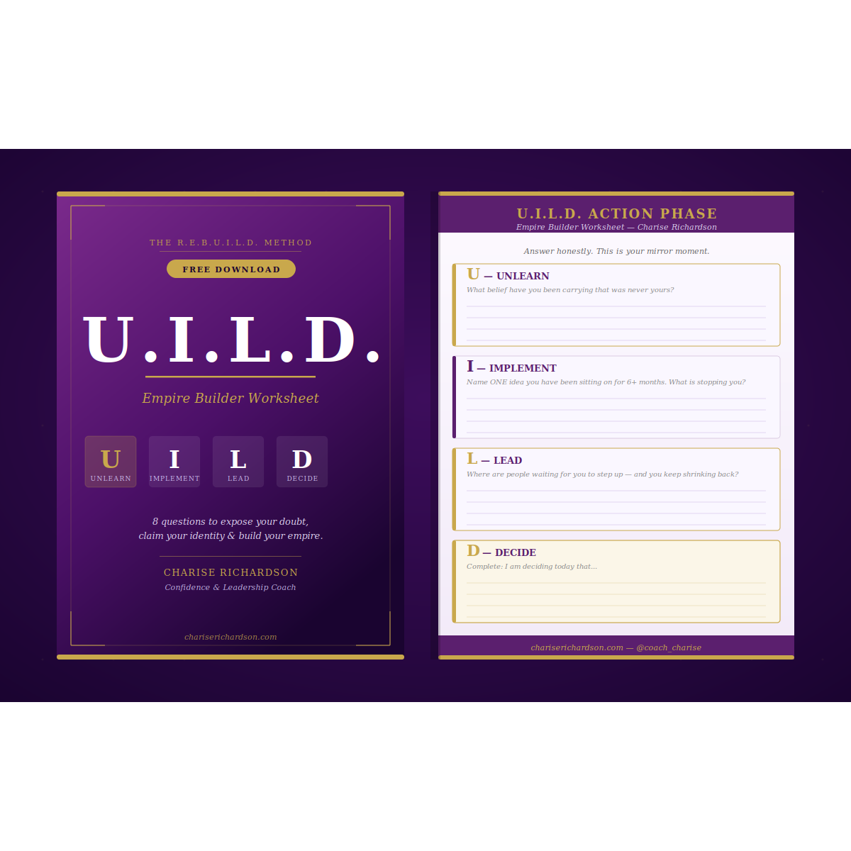 U.I.L.D Action Phase – Empire Builder Worksheet