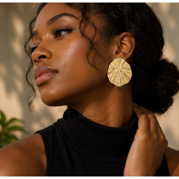 Radiant Power Leaf Studs