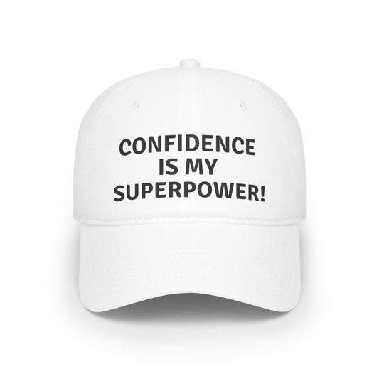 Confidence is My Superpower Hat – Wear Your Power ⚡️(White)