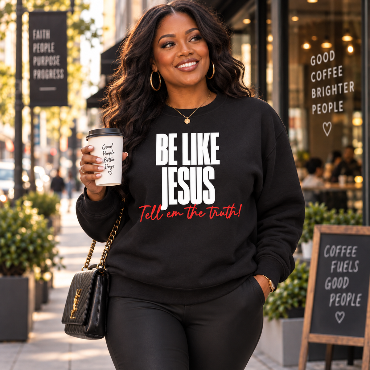 Be Like Jesus, Tell ’Em the Truth™ Unisex Crewneck Sweatshirt
