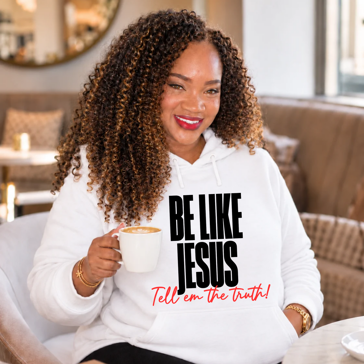 Be Like Jesus: Tell Em the Truth Pullover Hoodie
