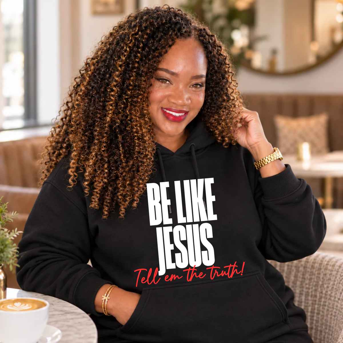 Be Like Jesus: Tell Em the Truth Pullover Hoodie