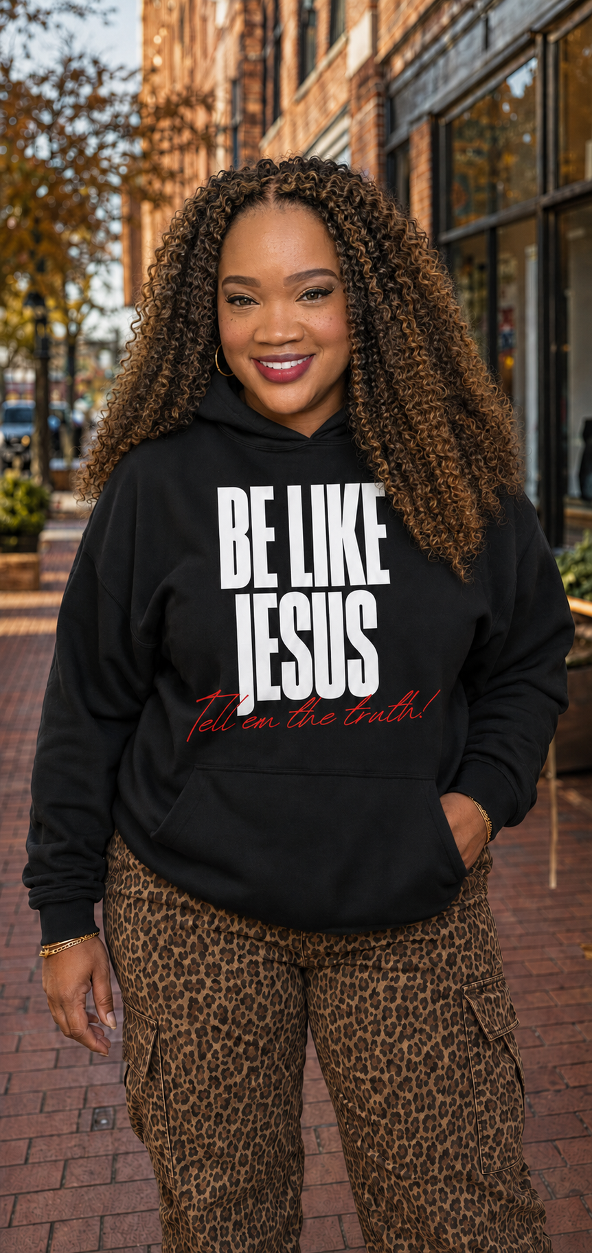 Be Like Jesus: Tell Em the Truth Pullover Hoodie