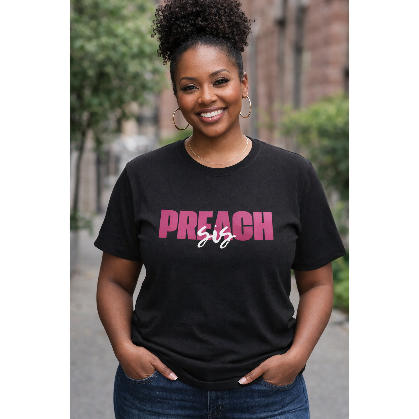Preach Sis Black Out (Pink)