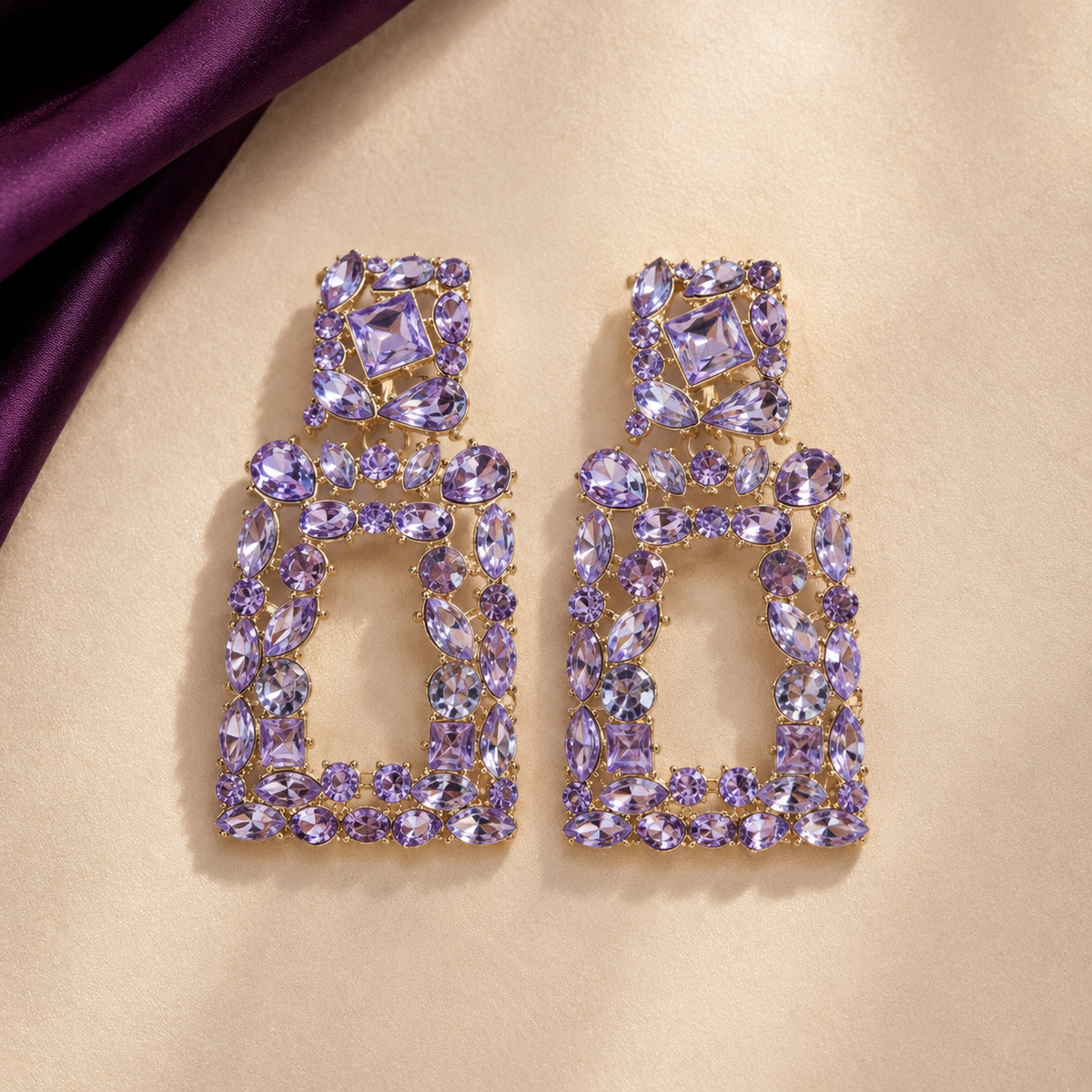 Purple Tear Drops