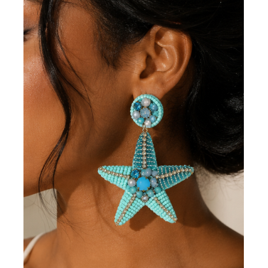 Coastal Glow Statement Earrings