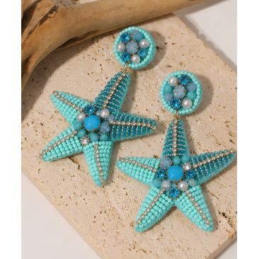 Coastal Glow Statement Earrings
